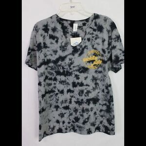 SUMMIT TIE DYE CREW NECK WITH NOTCHED V-NECK SHOCKER NATION WICHITA STATE M NWT